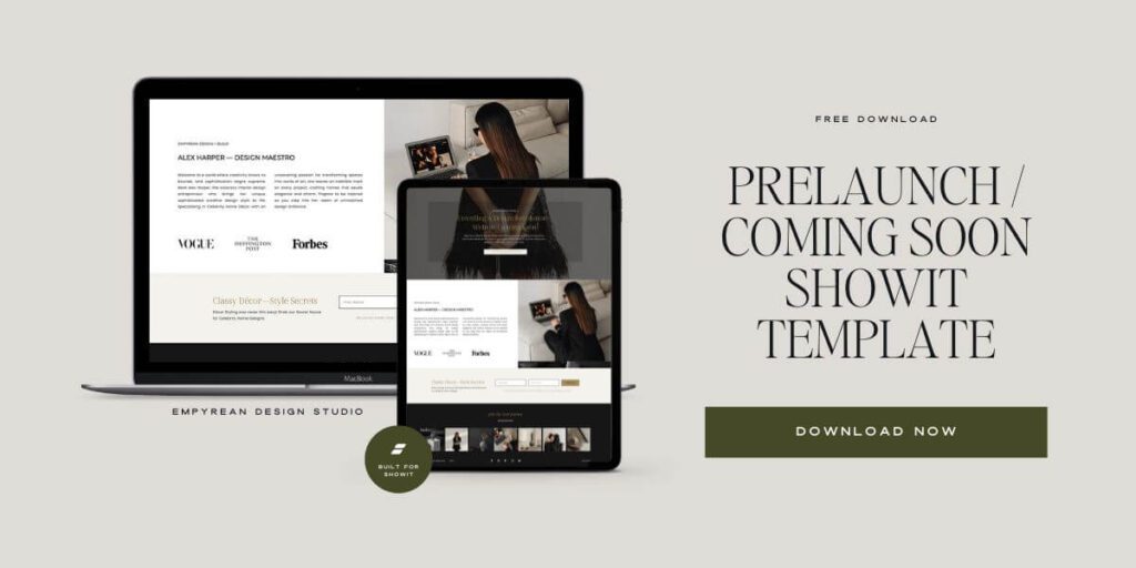 Showit-Website-Template-Pre-Launch-Coming-Soon